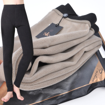 sk energy pants men's warm pants autumn and winter plus velvet padded pants velvet pants one pants cotton pants tight leggings