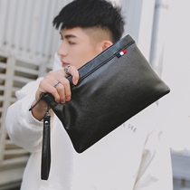 Business leisure Korean clutch bag trend new fashion youth Bag Mens bag Korean leather clutch bag