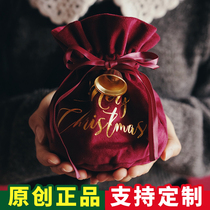 Christmas Eve Apple Gift Box Christmas Gift Bag Pingan Fruit Box Christmas Packaging Gift Bag Custom logo