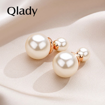 Pearl earrings earrings 2021 new trendy women sterling silver fashion wild senior sense Korean temperament Net Red