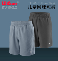 Wilson children teenagers Boys Girls tennis clothes tennis shorts WRA767402