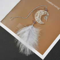 2021 New Car Accessories car exquisite interior accessories interior accessories goddess rearview mirror Feather Pendant