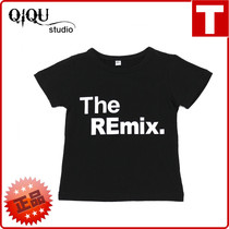 One-piece price ins European station letters family clothes tide T-shirt summer clothes father and son clothes parent-child clothes cotton short sleeve QIQU