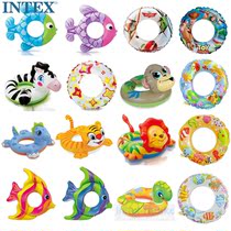Original INTEX childrens swimming ring thickened baby floating ring life buoy Infant inflatable armpit ring