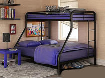 Modern simple upper and lower beds iron beds upper and lower layers of iron frame beds upper and lower layers of iron raised beds bunk beds high and low beds