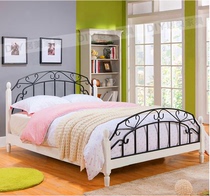 ins Nordic Wrought iron bed thickened reinforced 1 5 meters iron bed Modern simple net red iron frame bed double bed 1 8 meters