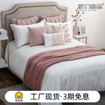 Model Room Girl room pink princess room villa hotel store special bedding ten sets can be customized