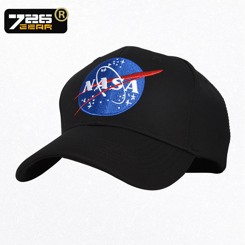 7.26 Comfort Cap NASA breathable thin summer trend mens and womens cap military fans outdoor casual adjustable baseball cap