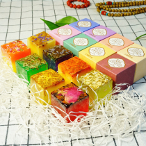 Buy 1 send 1 Yunnan essential oil soap cleansing soap pure handmade soap soap bath bath Jasmine lavender rose tea tree
