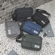 European and American trendy single shoulder bag minimalist casual skew satchel fashion street satchel men personality Postbag ipad bag