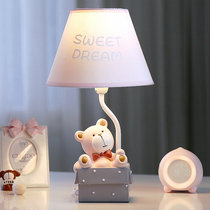 Bear remote control dimmable LED rechargeable lamp eye protection desk bedroom bedside lamp warm childrens room night light