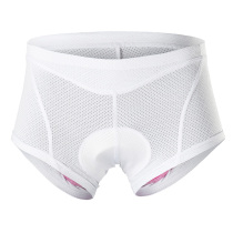 Riding briefs Ladies Silicone Cushion Mountain Road Bike Gear Low Waist Breathable Speed Dry Thin with white black