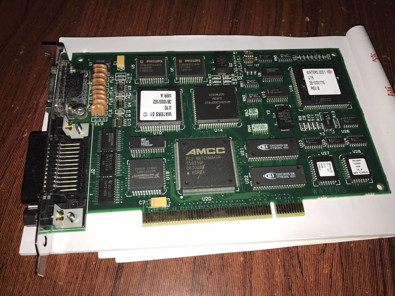 Original WATERS WATERS BUS LAC E Chromatography Workstation Acquisition Card Efficient Liquid Chromatography