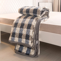 Warm thick coral velvet bed mattress blanket flannel mattress is winter plus velvet bedding base household mattress