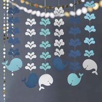  Kindergarten classroom Huanchuang ocean wind charm Class classroom partition pendant School opening ceremony scene decoration