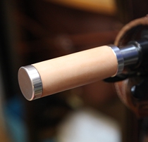 Single primary color head layer tanned cowhide small cloth brompton handlebar cover cross-border custom length 70-130mm