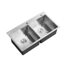 Dongpeng sanitary ware handmade double groove (drawing noodles) 102 (this price is a deposit)