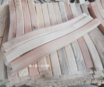 Outdoor camphor anticorrosive wood pavilion beauty by wooden corridor Wu Wang relying on pineapple grid handrail railings bending