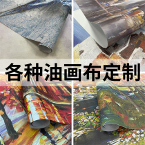 Custom decorative hanging paintings Chemical fiber pure cotton paintings Canvas core Photo photo printing Inkjet posters Non-woven murals