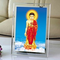 Custom Amitabha Bodhisattva portrait 063 Buddhist statues painted with paper-printed bifacial plastic bodice-bodhisattBodhisattva