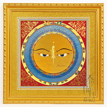 Tian Fu Hui Bo Ruo Dharma Eye mandala mandala is bound by Tibetan Buddhism Tantric mandala mantra wheel Buddha statue hanging 3245