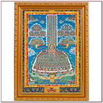 Tian Fuhui Gelugpa high-definition conversion environment Thangka Amitabha Buddha bound to Tibetan Buddhism Tantric Buddha statue hanging