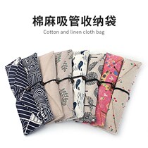 Wedding sail bag storage tableware finishing Blind big bag Fabric food cabinet Carrying quilt number straw Cotton wool loading god