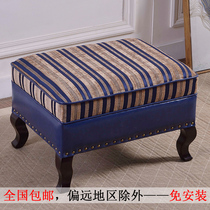American shoe stool shoe stool home living room sofa footstool bedroom bed tail stool makeup stool leather stool