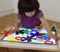 Reggio light and shadow LED light table board kindergarten early education art cognitive enlightenment teaching aids