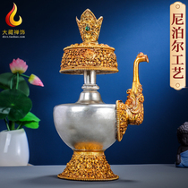 Ben Ba pot water purification bottle Nepal imported pure copper for Buddha Wen Ben Ba pot Mistong Buddha front ornaments net kettle treasure bottle