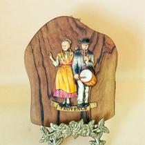 Anntic European Antique Western Collection American 1950 solid wood handmade character art pendants