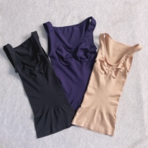 2 pieces of 22 yuan foreign trade womens body shape tight bottom skin color black Tibetan seamless underwear vest autumn and winter