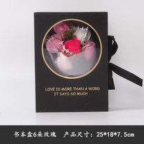 Teachers Day gift Rose soap bouquet gift box birthday gift to male girlfriend surprise holiday teacher book box