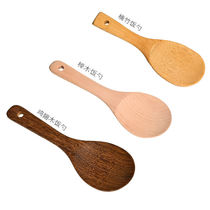 Beech Namboo Chicken Fin Old paint wooden spoon rice spoon without wax spoon