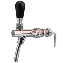Food grade full 304 stainless steel beer faucet adjustable stainless steel beer faucet