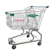 Double-deck supermarket shopping cart shopping mall trolley property convenience cart large capacity truck non-children toy car