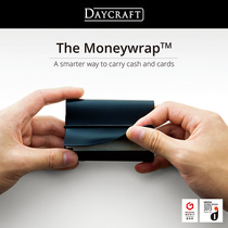 Hong Kong Daycraft De Geff The Moneywrap leather wallet Card bag card cover Creative Minimalist portable pocket wallet Business gift gift