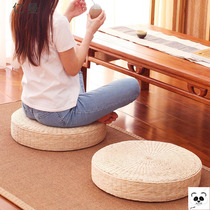 Meditation mat Meditation mat Worship mat Kneeling mat Grass woven Tatami mat Rattan woven futon cushion Pu Pu grass thickened