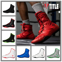  Boxing shoes TitleBoxing mens and womens professional competition fighting fighting wrestling shoes breathable light high-top sanda boots