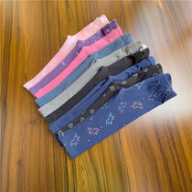 Full cotton cotton spandex elastic beating bottom pants 2-8 years old for girls in spring and autumn