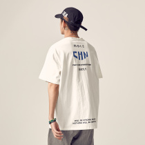 Male Way Summer New Day Department Brief Tide Card Printed Short Sleeve T-shirt Men Loose Ins 100 lap half sleeve jacket male