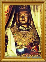 Customized portrait of Lotus Master Buddha Statue like me Lotus Master Buddha Statue Photo paper printing double-sided plastic photo frame