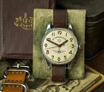 Ukrainian Capital 古 Antique 40s Fun Antique Collection Soviet Mens mechanical watch