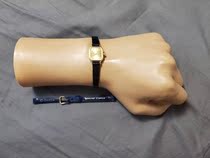 American Ladies◇Antique 1970s Antique Collection Classic Square Quartz 14K Gold Ladies Watch