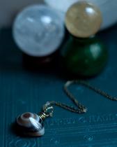 Pendant 德国 German hand-made Charming Retro Mythic Eyes Copper Wire Braided Magic Amulet Necklace