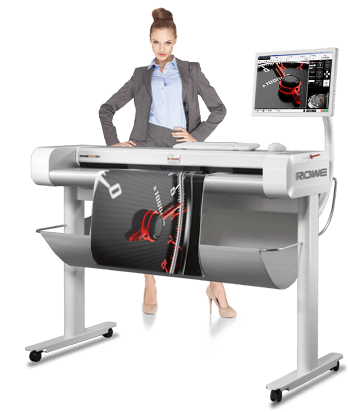 ROWE Scan 650i series large format engineering scanner Large scanner