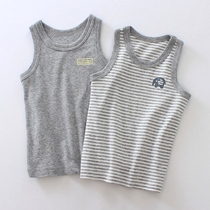 Childrens vest boy cotton big boy baby Japanese full cotton casual bottom coat underwear two pieces