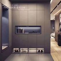 KD Katie whole house custom home light luxury Spanish Fensa gray cloth pattern door deposit home