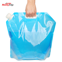 Outdoor portable large-capacity folding water bag camping picnic water storage bag hiking drinking water soft water storage bag