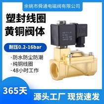 STP11 Pilot solenoid valve diaphragm 4 points 6 points 1 inch AC220V High pressure brass Changclosed type Water use valve